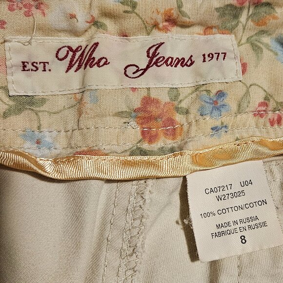 Women's Who Jeans brand slacks size 8 with 31 length. - Picture 3 of 3